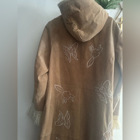 Via Accenti vintage embroidered fringe coat - Picture 8 of 11